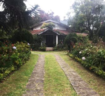 The Rose Cottage in Kodaikanal, where the elementary course took its roots in India.