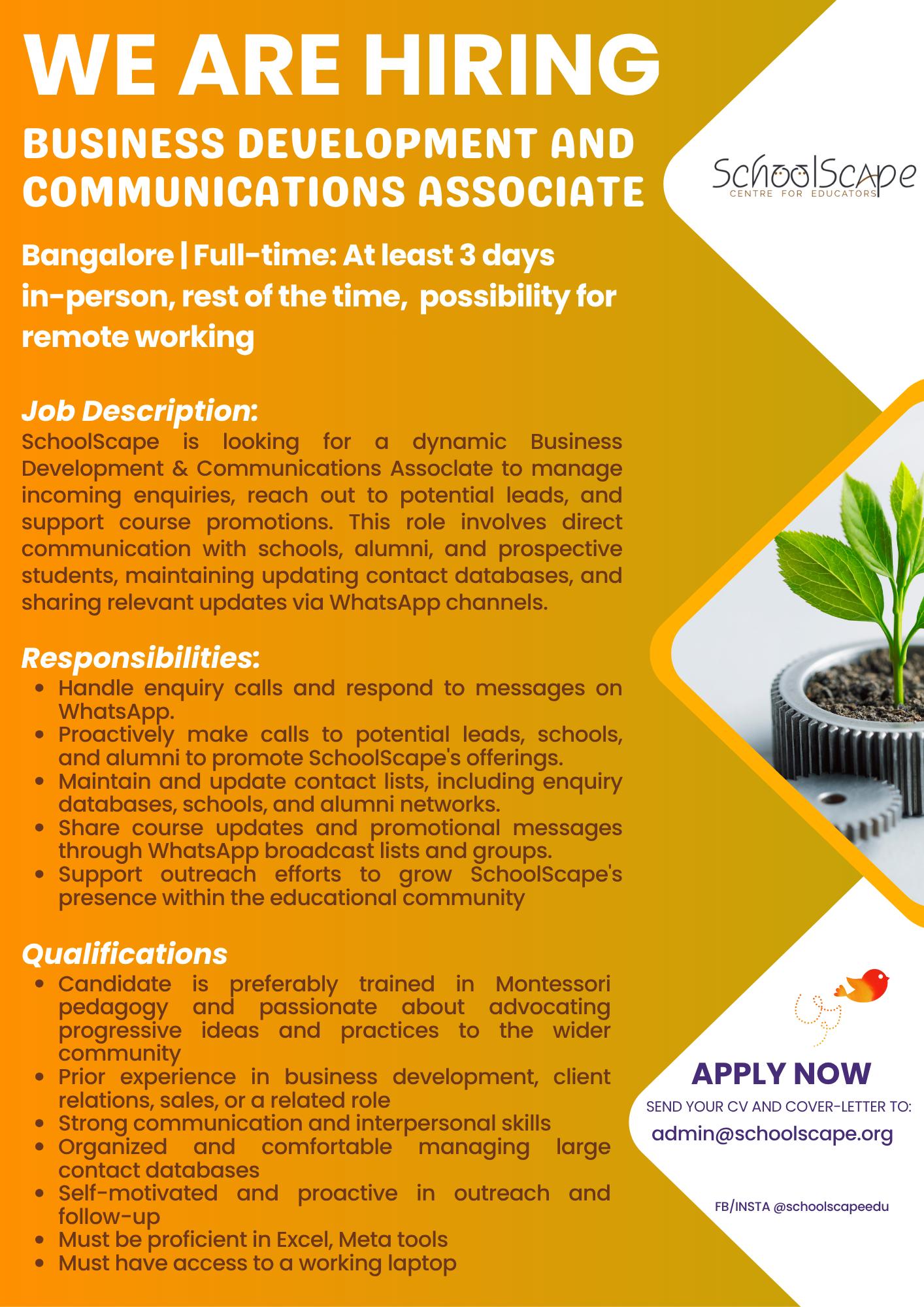 ScSc Biz Dev